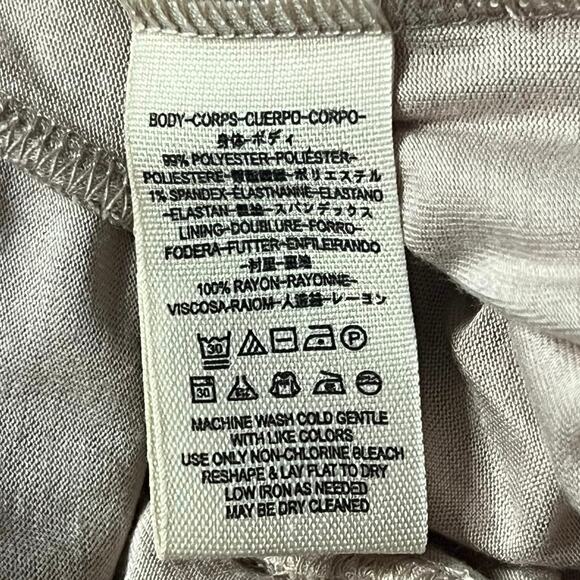 Free People | Chevron Knit Mesh Trumpette Gauzy Maxi Skirt | Blush | Size Large - Picture 10 of 10